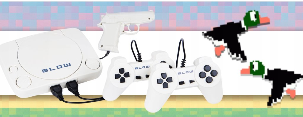 Unikátní retro herní konzole s pistolí